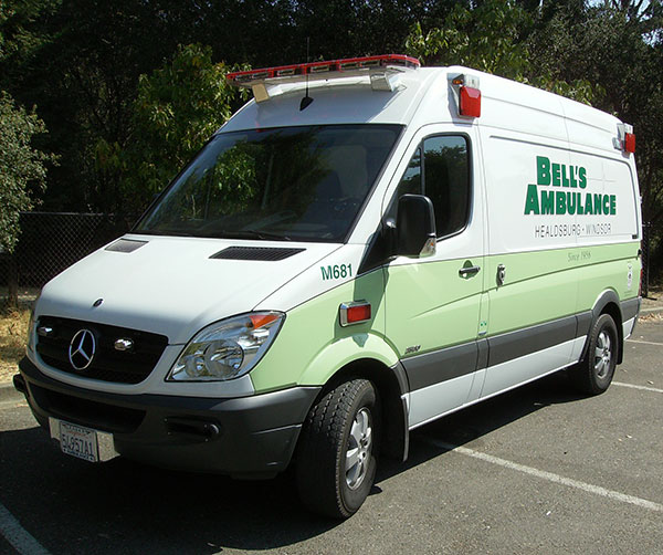 Bell's Ambulance ready for action